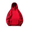 In Stock 2024 Women's Solid Color Loose Fit Hooded Sweatshirt with Plus Velvet for Autumn & Winter