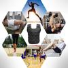 Adjustable Weighted Vest Weight Jacket Oxford Exercise Weight Loading Cloth Strength Training 50kg