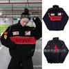 Gruba Bawełniana Haftowana Kurtka Motocyklowa Unisex Ciepła Odzież Wierzchnia Sporty Rowerowe