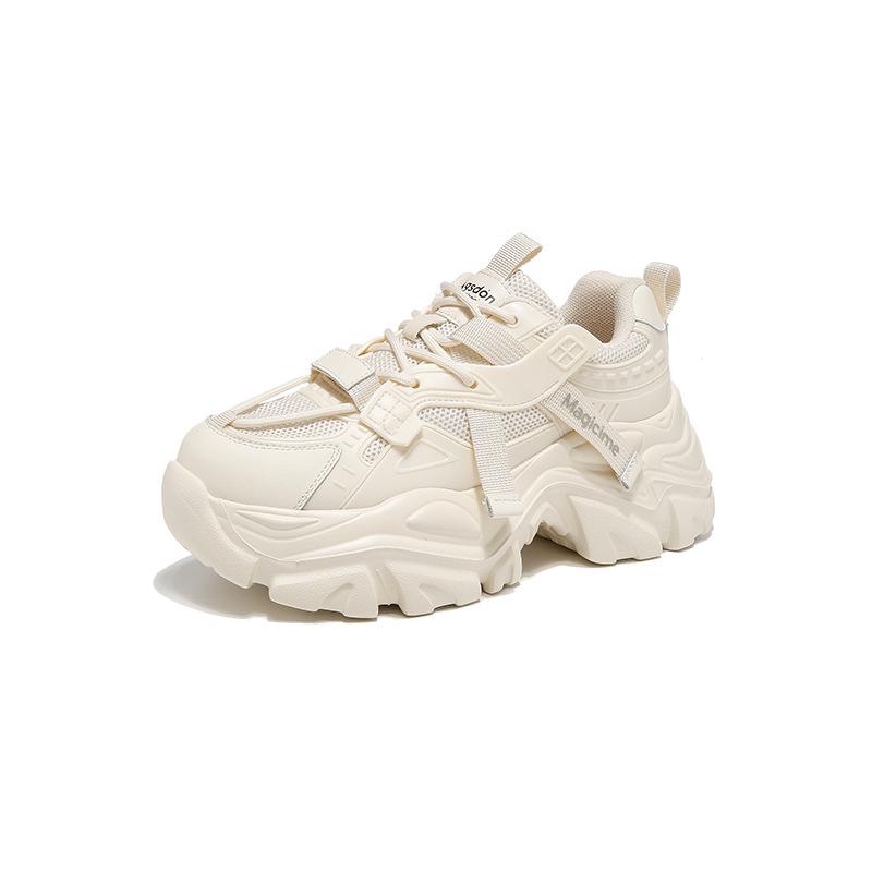 Augusden Women's 2025 Thick-Soled Lightweight Height-Increasing Sneakers