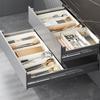 Expandable Utensils Tray with Large Compartments for Organized Kitchen Drawers