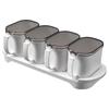 Visible Multi-Spec Kitchen Seasoning Set: Salt Shaker & Spice Jars