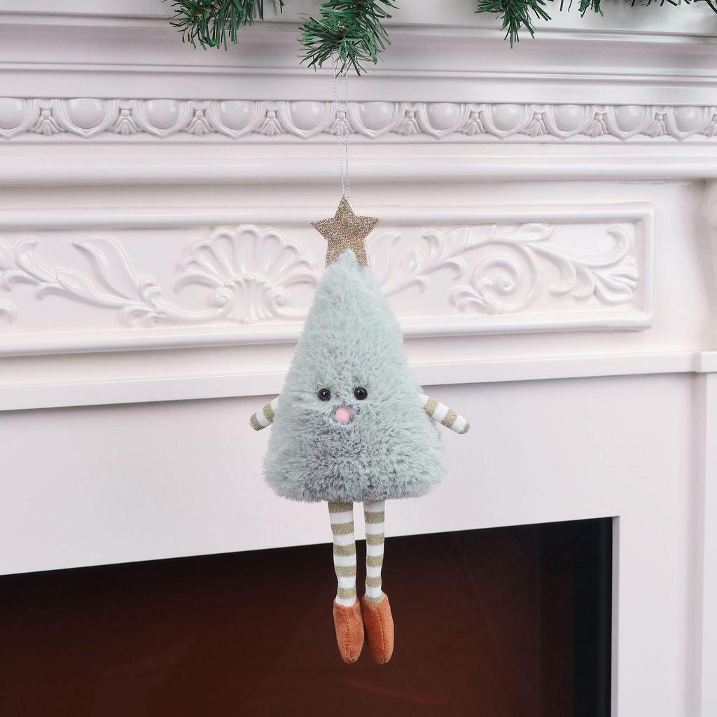 Cute Plush Christmas Dolls: Festive Home Ornaments & Party Decor