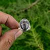 925 Sterling Silver Coconut Jasper Gemstone Stackable Wedding Bezel Ring Jewelry