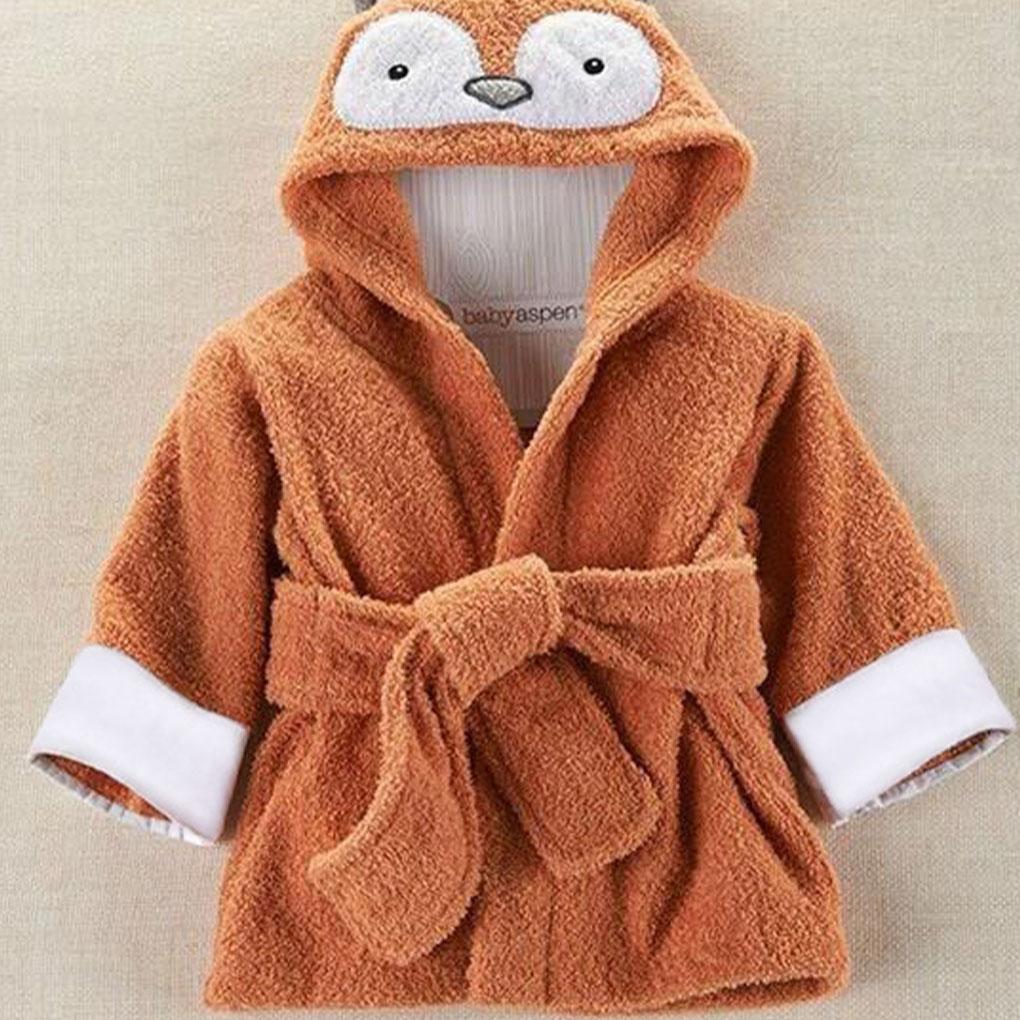 Skin Friendly Baby Bath Towel Made With Cotton Good Water Absorption Cute Animal Baby Bath Towels