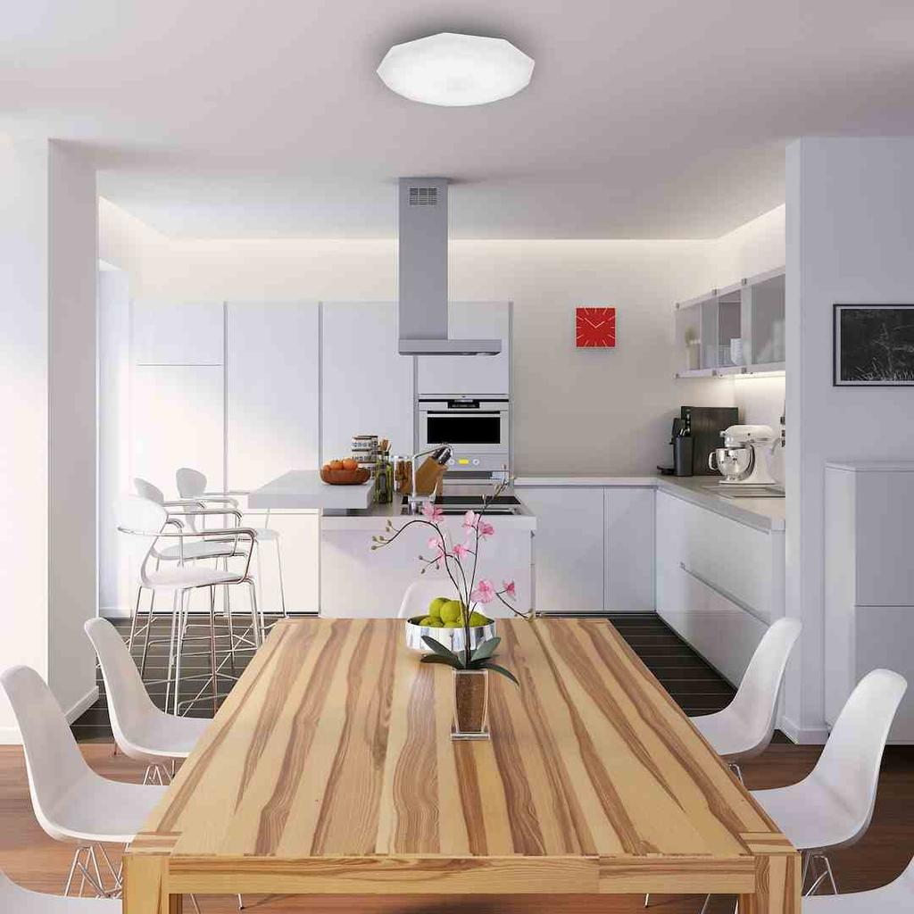 Hex 16W Led Ceiling Lamp Ø360 Mm