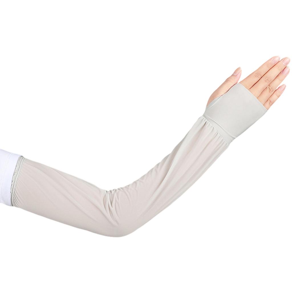 Pure Color Sun Protections Ice Sleeves For Outdoor Cycling UV Protections Arm Sleeve Breathable Cooling Summer Sports Use