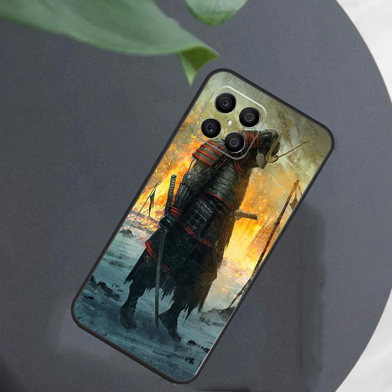 Japanese Samurai Art For Honor Magic 7 Lite 6 5 8 Pro Case For Honor 200 400 70 90 X8c X8b X9a X9b X9c X9d Win RT