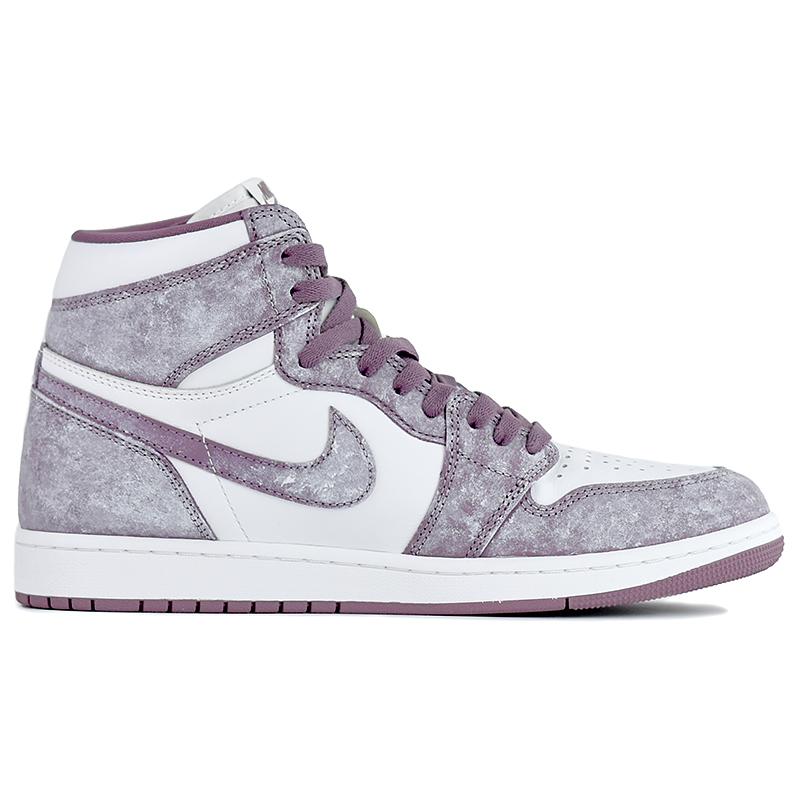 Jordan Air Jordan 1 High top Vintage Basketball Shoes Unisex Classical Style Purple DZ5485-105(Team679-)