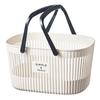 Plastic Organizer Basket with Handles Drainage Toiletry Bin Stackable Storage Basket for Storing Bathroom Body Wash