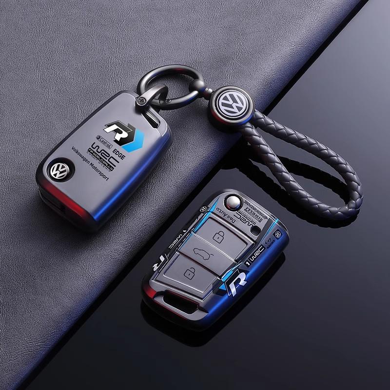 For VW Car Folding Remote Key Fob Case Cover Shell For Volkswagen VW Polo Golf 7 MK7 Tiguan Passat Jetta E-golf Keychain Acces