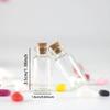 10PCS Small Glass Bottles with Cork Stoppers DIY Decoration Mini Glass Vials Cork Message Glass Vial Wishing Bottles