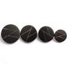 10Pcs Black Geometric Line Metal Buttons, 3 Sizes 15/23/28mm, Sewing Buttons for Coats & Blazers DIY, Durable Shank Buttons.