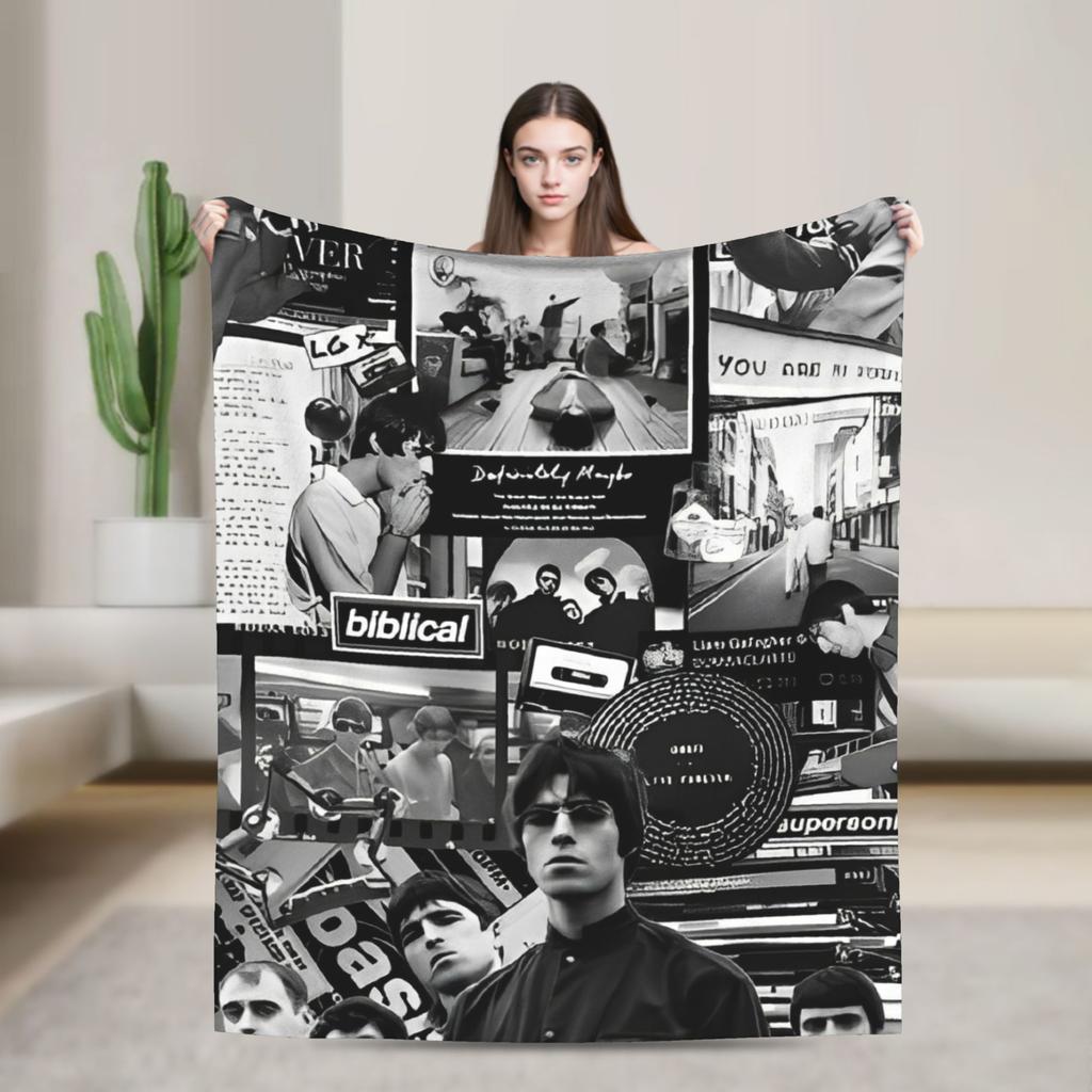 Ossis Band Warm Blankets  Picnic Plush Throw Blanket Novelty Home Decor Flannel Bedspread Sofa Bed Cover