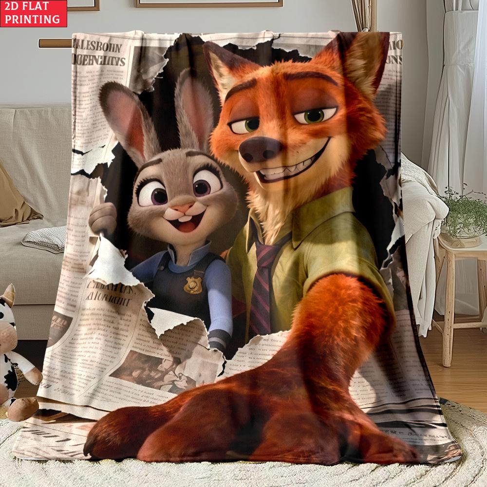 Judy & Nick Thin Flannel Blanket for Bedrooms,Living Rooms,Sofas Blankets,Lunch Breaks,Picnics,blankets Fluffy Blanket