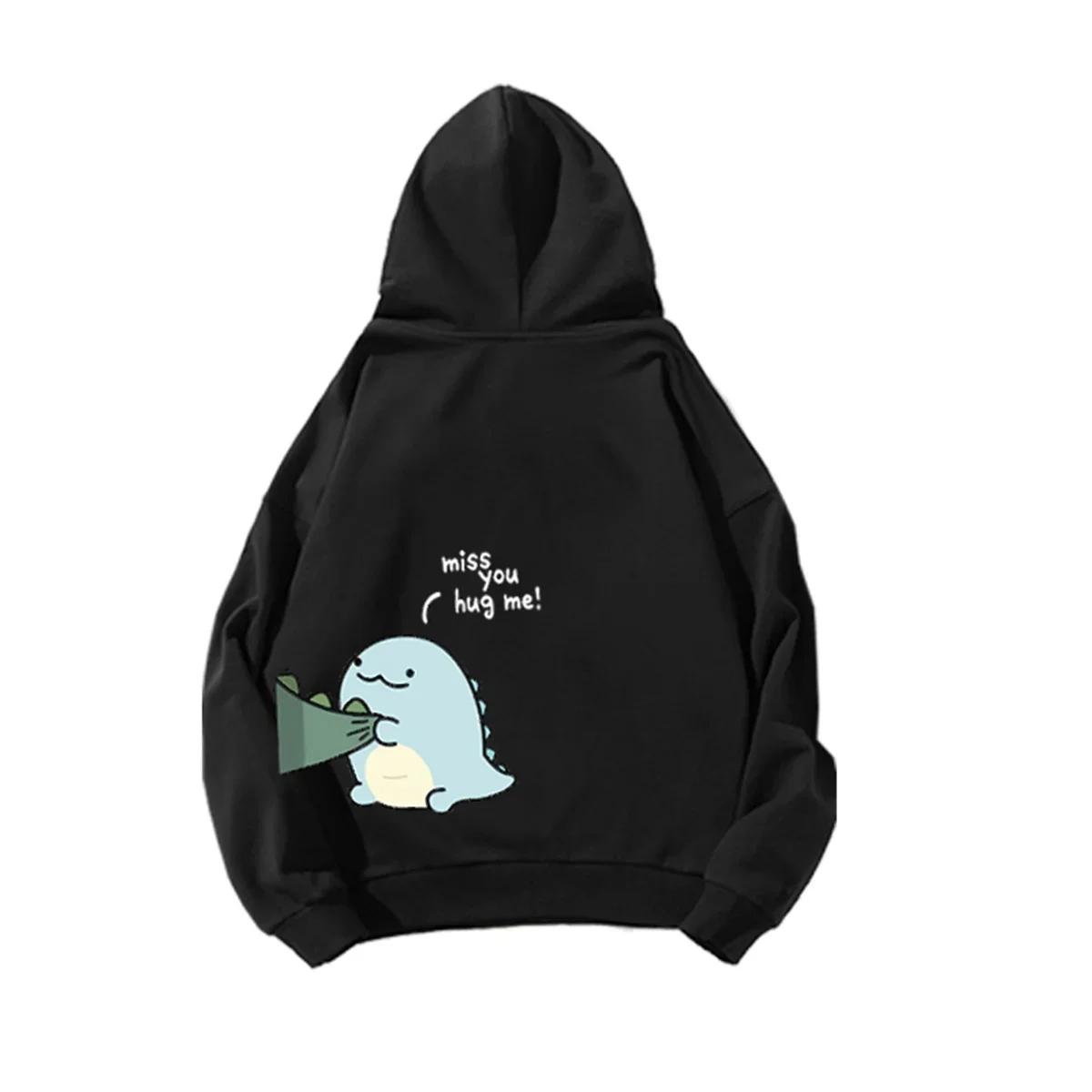 

Fashion Cute Men s Rock Ni Shirt Dinosaur Long Printed Hoodie Sweatshirt Hoodie Fashion Casual Harajuku Cartoon Couple Hoodie 3XL
