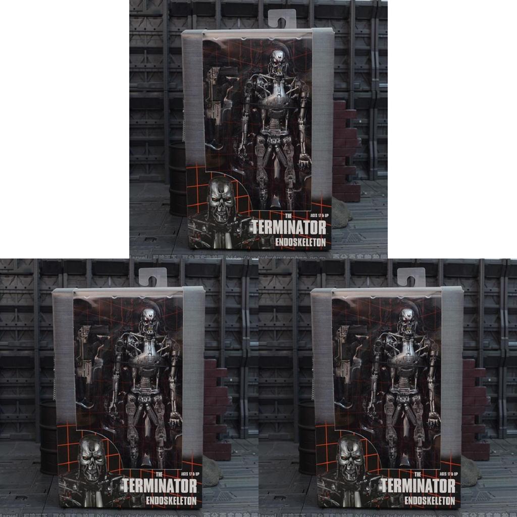 Premium Quality Terminator Endoskeleton T-800 Action Figure With Plasma Rifle New In Box