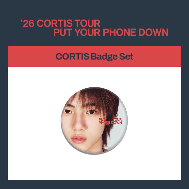 CORTIS '26 Tour Badge Sleutelhanger Spiegel & Speld