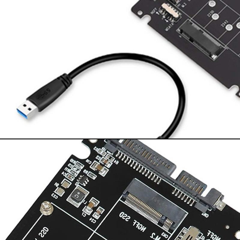 Hochgeschwindigkeits-M.2NGFF mSATA SSDs zu SATA-Adapter-Konverter zu SATA-Schnittstellen m.2NGFF zu USB-Konverter für vielseitige Verwendung