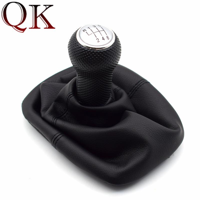 Schwarzer PVC Schaltknauf PU Staubschutz für Volkswagen Golf 35 Schalthebel