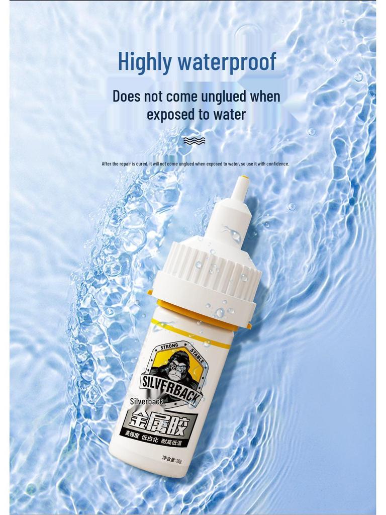 High-Strength Waterproof Metal Adhesive for High-Temp Electric Welding and Cast Iron Water Pipe Bonding