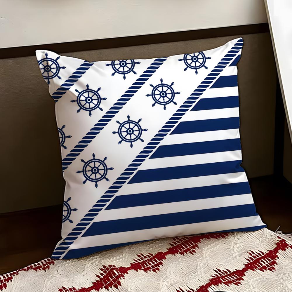 Oocean sailor Cushion Cover Reversible Soft Durable Pillow Cover Home  Car MultiScene Use for Daily Comfort