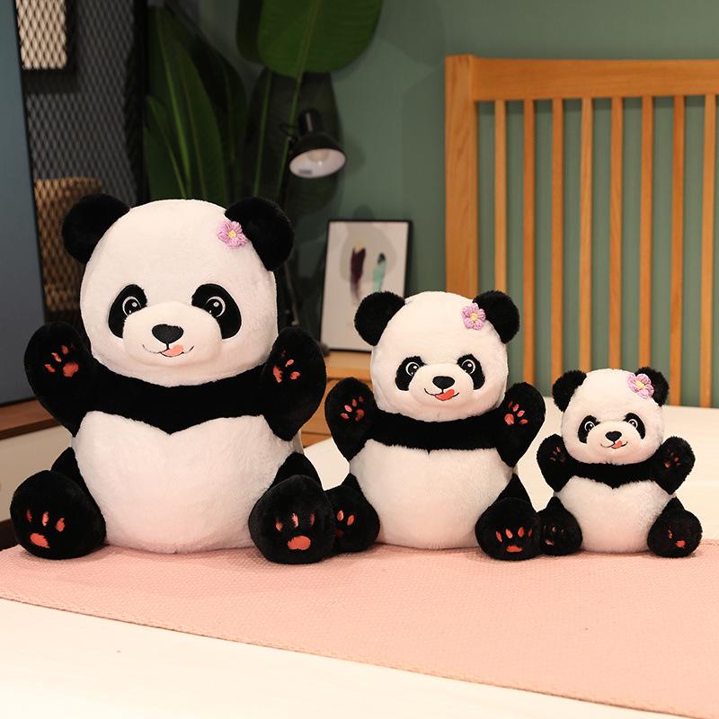 Yaya Panda Plush Toy - Cute Couple Zoo Souvenir Doll