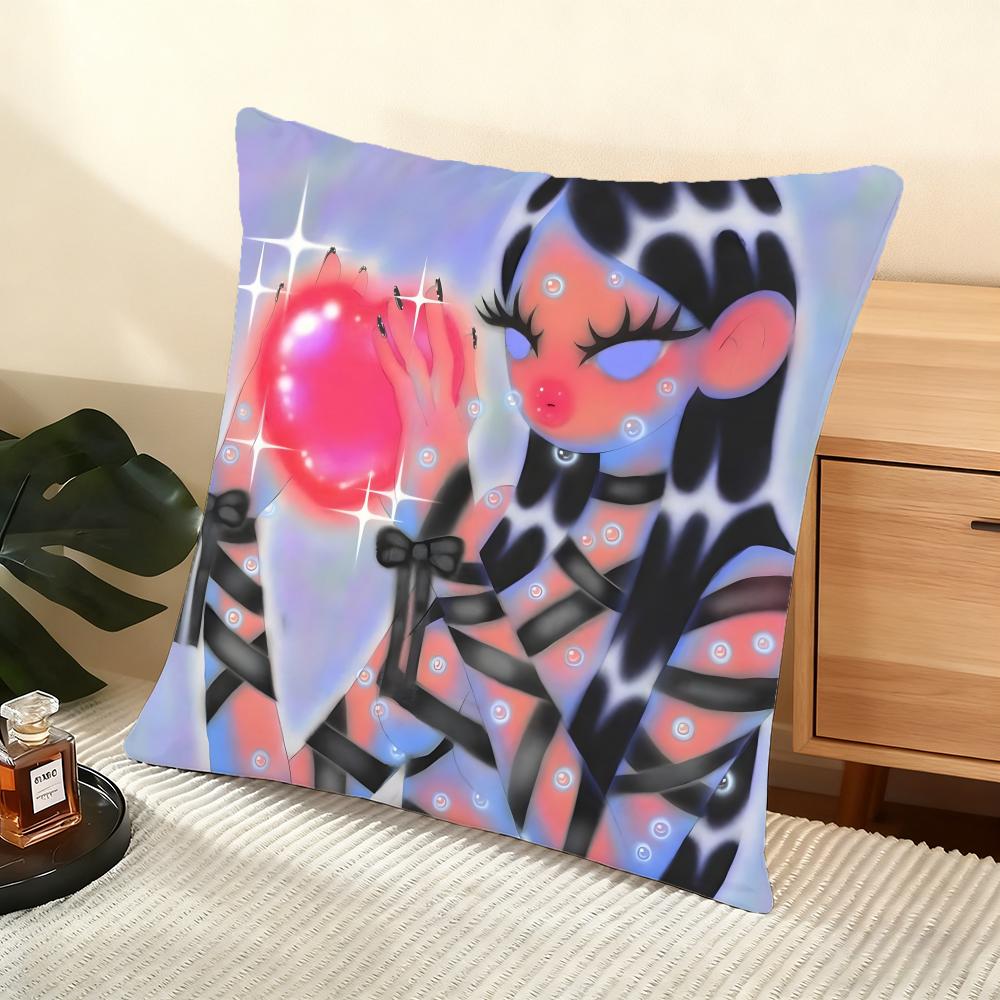 Andreadieznin Spanish Cushion Cover Silky Short Plush Home Sofa Cushion Cover - Invisible Zipper Home Decoration