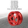 4Pcs RC Remote Control Car Wheel Hub with Short Adapter Parts Fit for WPL 1 16Red