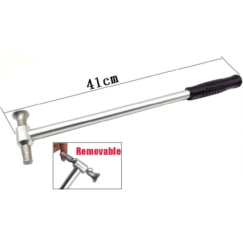 Auto Body Dent Repair Hammer Tools Set - Aluminum Dent Hammer, Body Repair Dent Removal Tools, Paintless Dent Repair Hammer with Detachable Head The