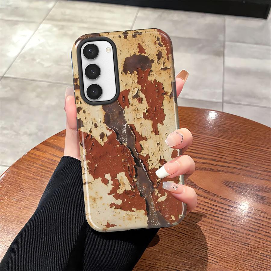

Мягкая обложка Чехол Capa для Samsung Galaxy S25 S24 Ultra S23 A26 A56 S20 FE S25Ultra A16 A36 S23Ultra Модный Ржавый Galaxy S24 Ultra