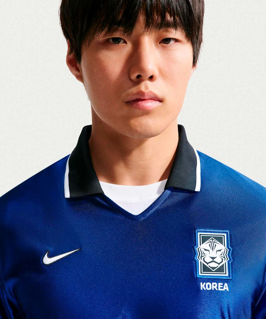 NIKE Korea Energy Dri-Fit Short Sleeve Soccer Top M - Global Blue:Black:White / Ih1279-418