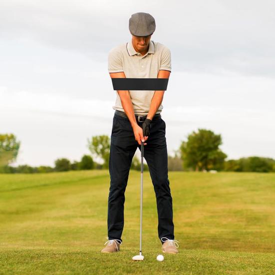 Golf Armkorrekturgürtel Leicht Faltbar Golfschwungtrainer Verstellbare Stabilitätsunterstützung Herren Damen Verbessern Schwunggenauigkeit Trainingswerkzeug