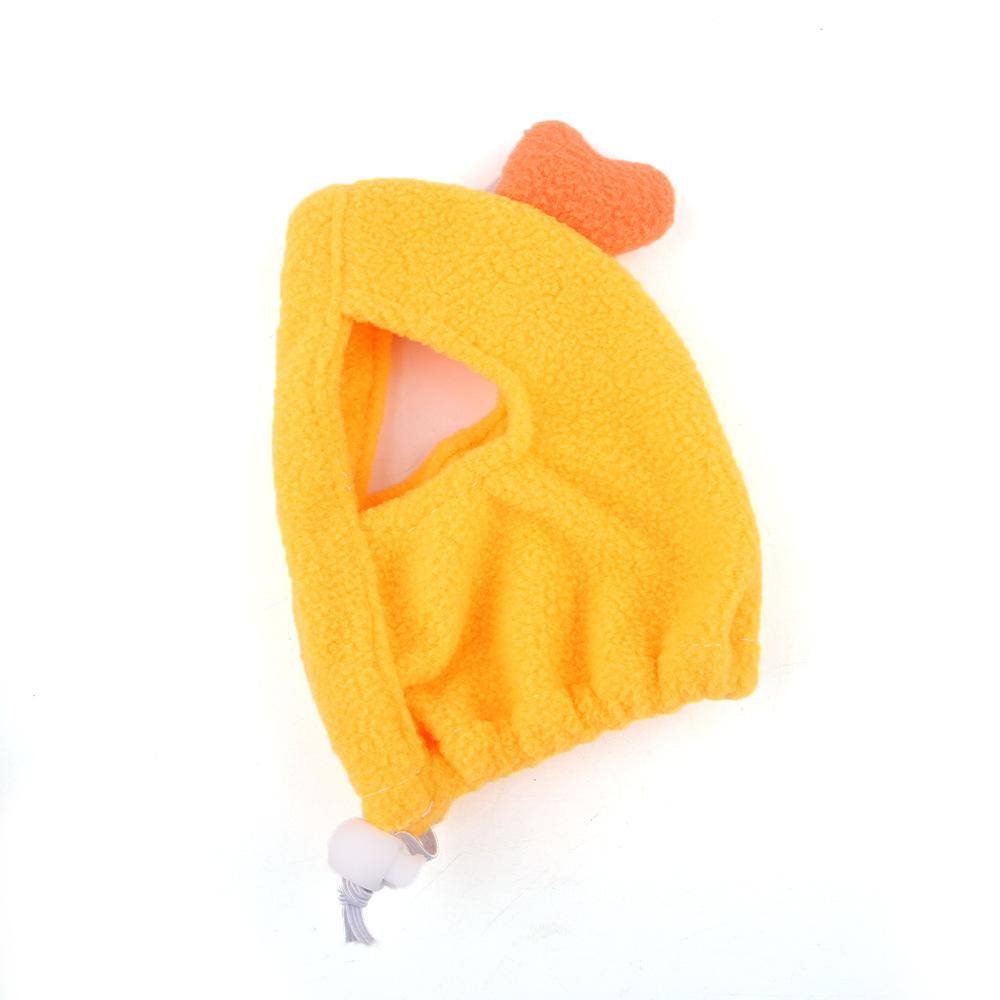 Pet cat leaking ear hat chick modeling hat pet transformation outfit funny hat pet hat