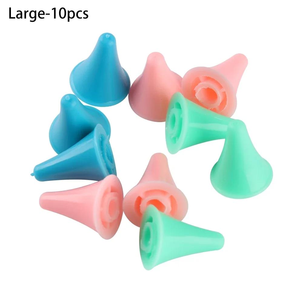 Stricknadelschutz aus Gummi, Spitzenschützer, Große und Kleine Häkelnadelkappen, DIY Nähzubehör Werkzeug, Neu, 10 Stück