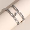 Original Hip-hop Couple Bracelet Silver Attracts a Pair of Niche Design Korean Version of Simple Ins Valentine's Day Gift