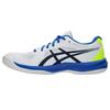 ASICS Gel Upcourt 6 Slip Resistant Low top Badminton Shoes Men's White Blue Sneakers 1071A104-103