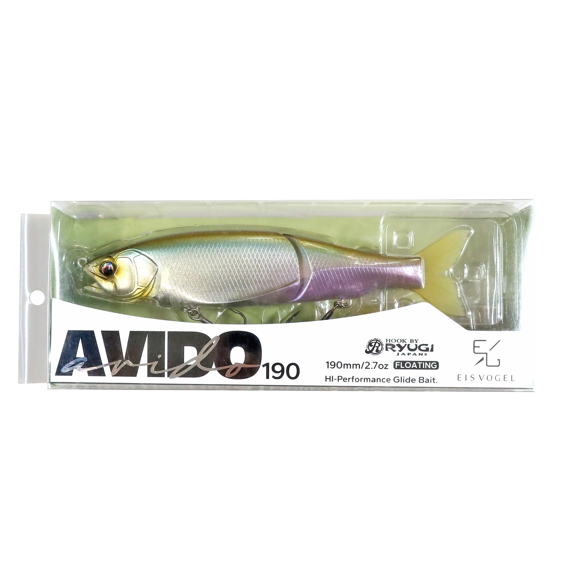 

EISVOGEL AVIDO 190 Big Bait Natural Green (#02 Шад)
