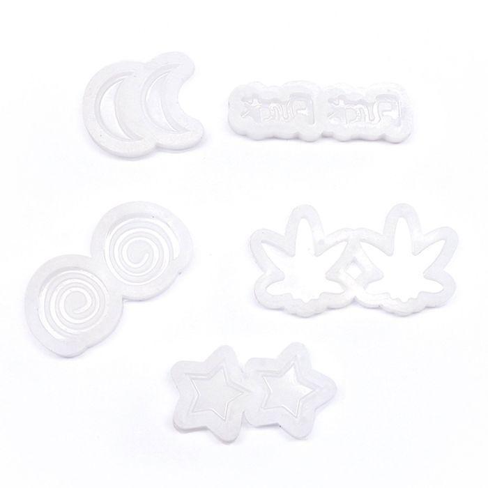 5 mini moules pour bijoux Rebelle