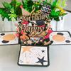 3D Birthday Card Pop-Up Happy Birthday Greeting Card Gift Box with Envelope Handmade Foldable Celebration Card for Family&Friend