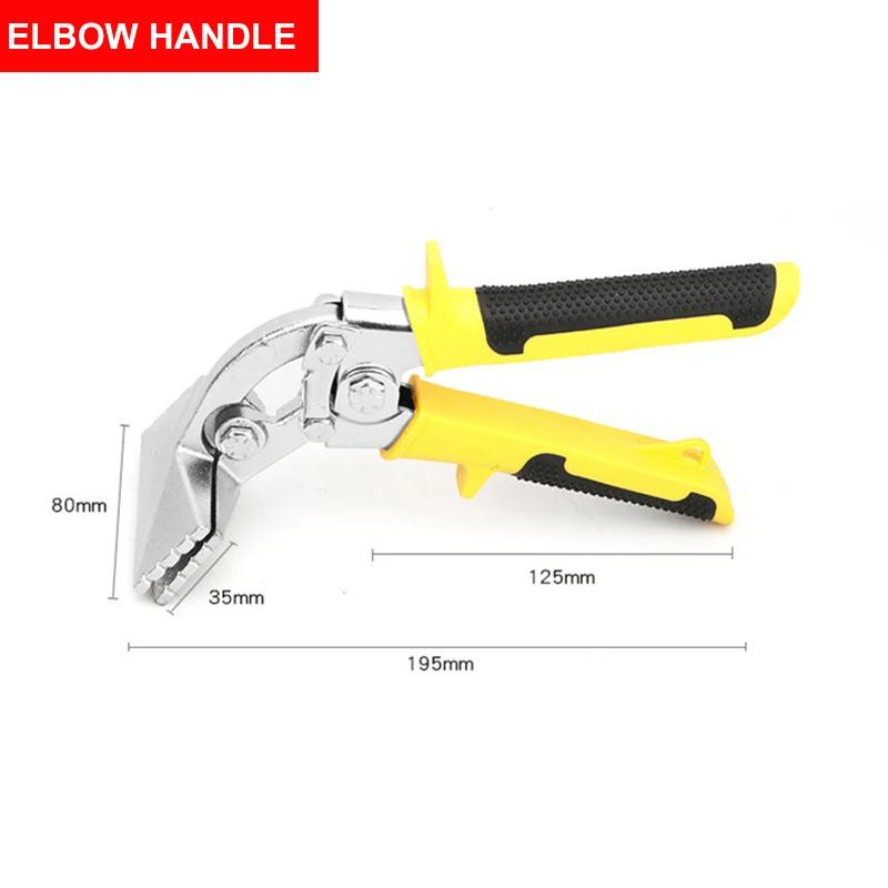 Sheet Metal Bending Pliers Hand Seamer Wide Jaw Straight 80mm/Elbow 80mm/Straight 150mm Tools for Welding Clamps