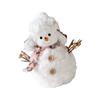 Christmas Snowman Decorations Party Supplie Lovely Plush Snowman Ornaments For Home Party Indoor Garden Outdoor Use