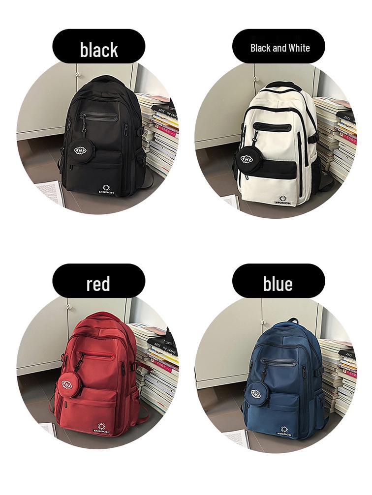 Double Shoulder Versatile Backpack for Students: Stylish, Casual, and Fresh Campus Design