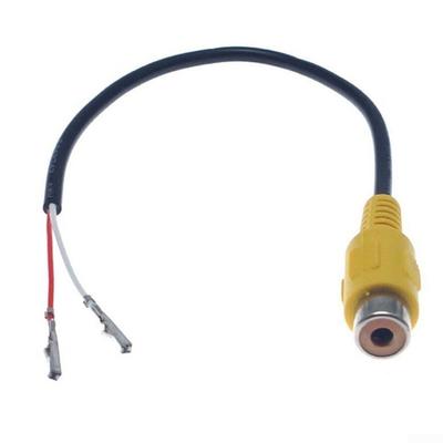 Camera Input Cable Black Car Accessories Dustproof