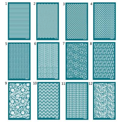 Silk Screen Stencils for Clay Flower Animal Reusable Silkscreen Print for DIY Printing On Clay and Other Jewelry Clay