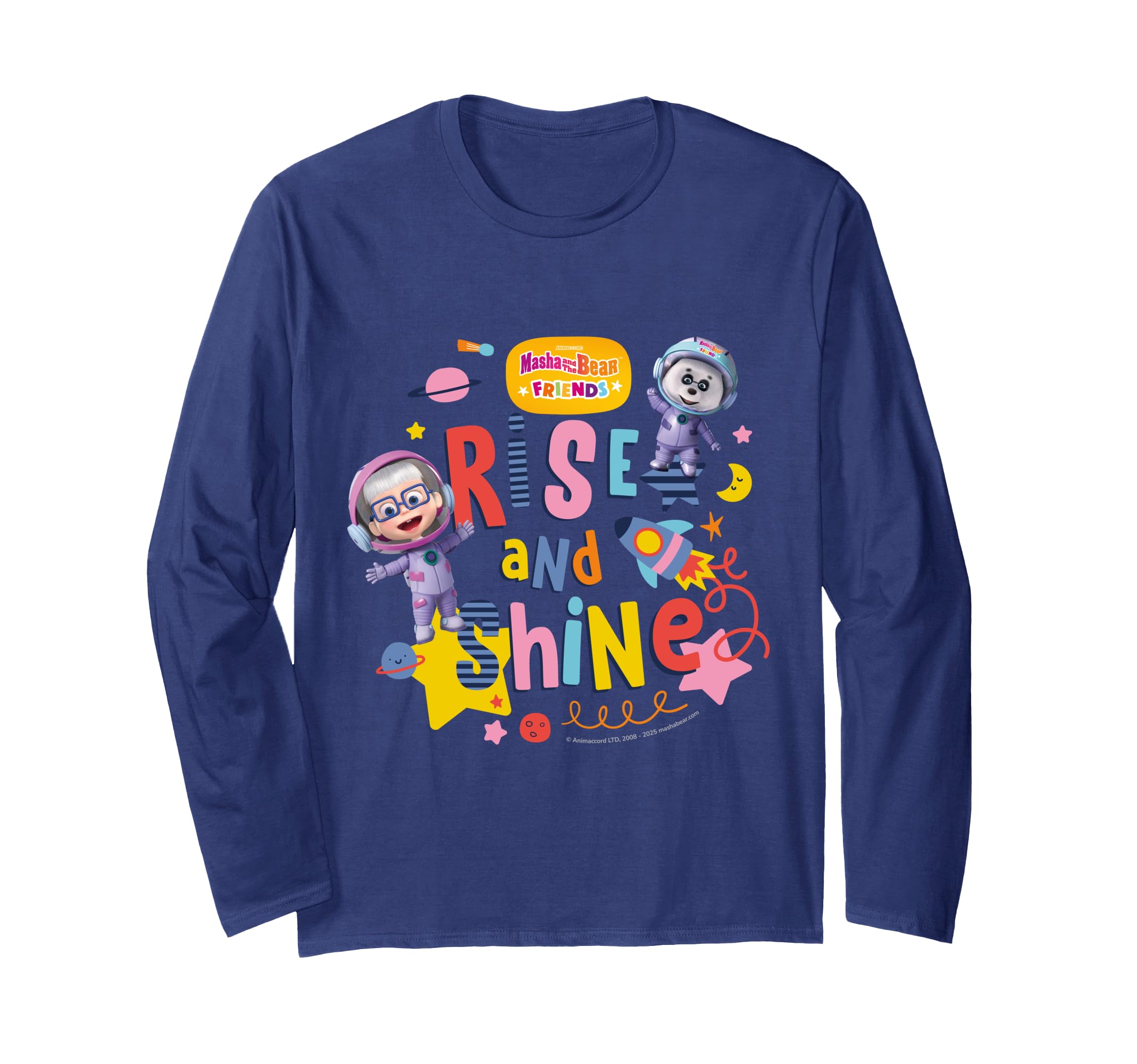 Rise And Shine Friends. Long-Sleeve T-Shirt синий