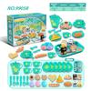 Colorful Eating Utensils Playset With Realistic Kitchen Accessories Storage Box For Children