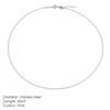 Emanco Jewelry DIY Accessories Non-Fading Perforated Accessories European and American Titanium Steel Birthday Necklace with Diamonds Handmade Pendant