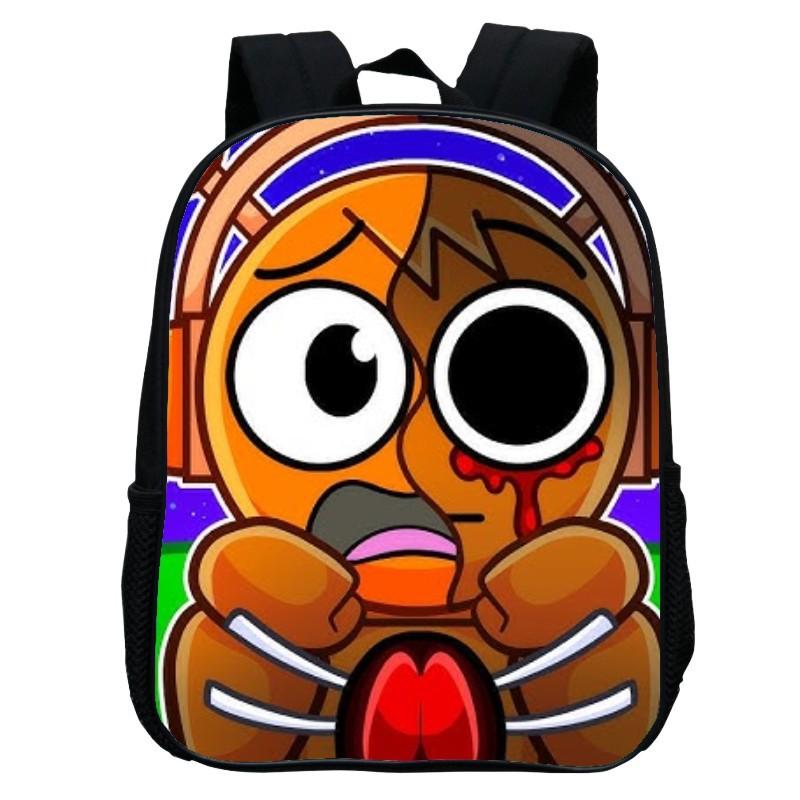 Printed Rhythm Box Kindergarten Bag, Cartoon Sprunki 12-Inch Backpack Lightweight Boys And Girls