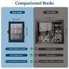 Home Decoration Miniature Bookshelf Wooden Tiny Book Library Shaking Bookshelf Toy  Bookshelf Decor